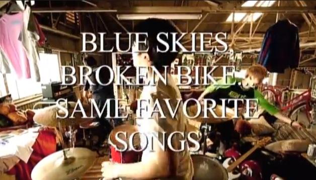 BLUE SKIES, BROKEN BIKE...SAME FAVORITE SONGS